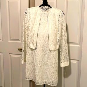 DVF - Lace Midi formal dress NWOT